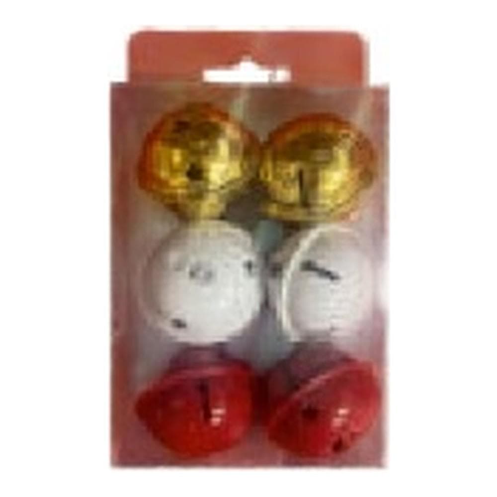 Christmas 4cm Bell 6Pc/Set