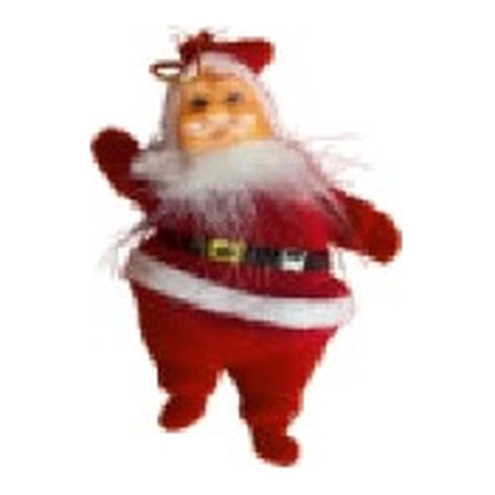 Christmas 6" Flocking Santa