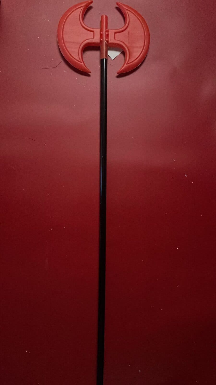 Halloween Red Double-Sided Round Axe