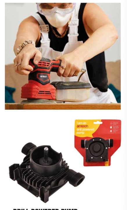 Amtech Drill powered pump