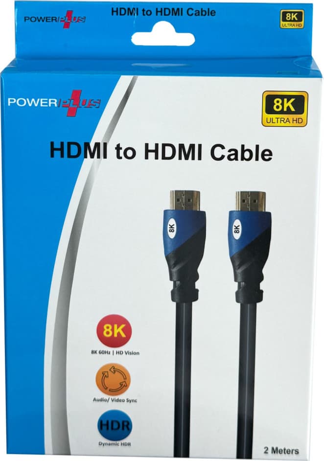 Powerplus HDMI TO HDMI Ultra High Speed Cable 8k 60hz
