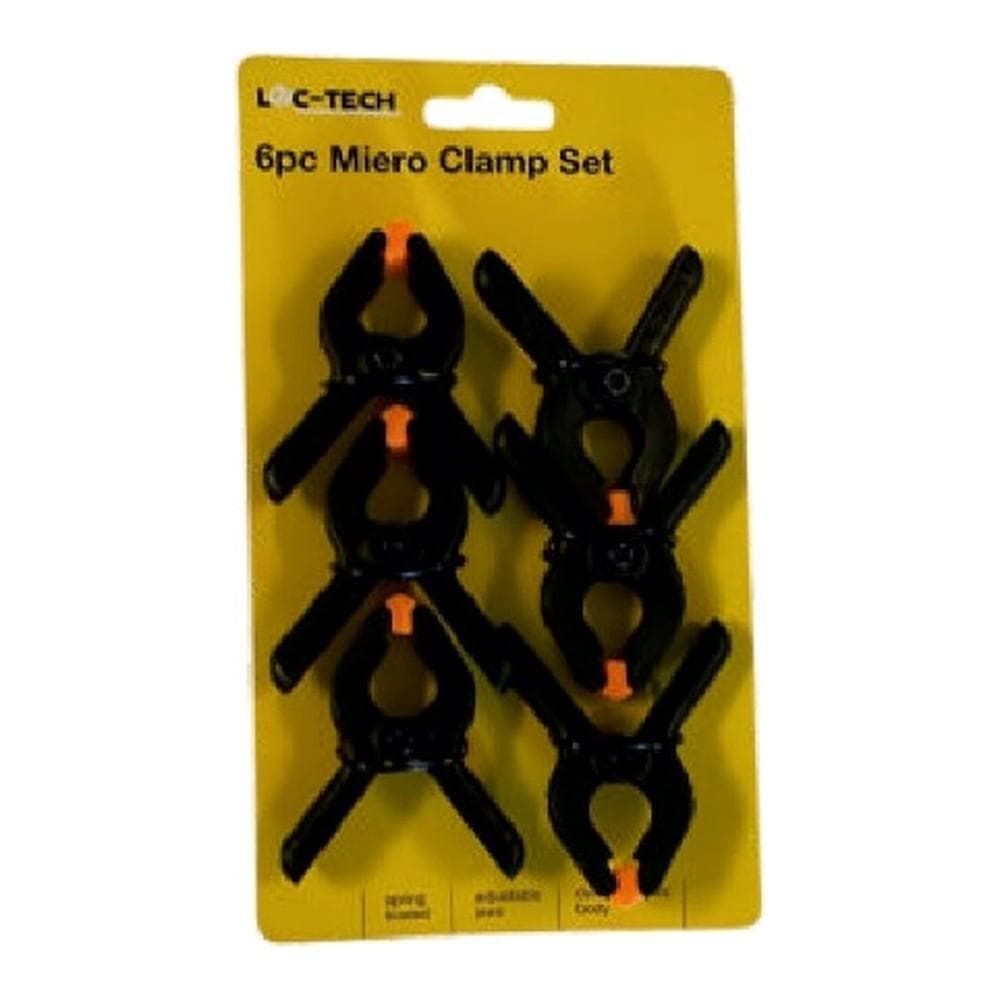 Loc-tech 6pc Micro Clamp Set