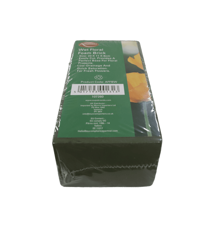 Ambassador Wet Floral Foam Brick
