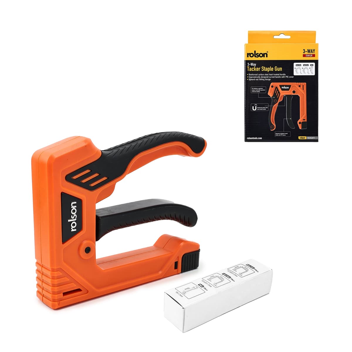 Rolson 3 Way Tacker/Stapler/Nail Gun