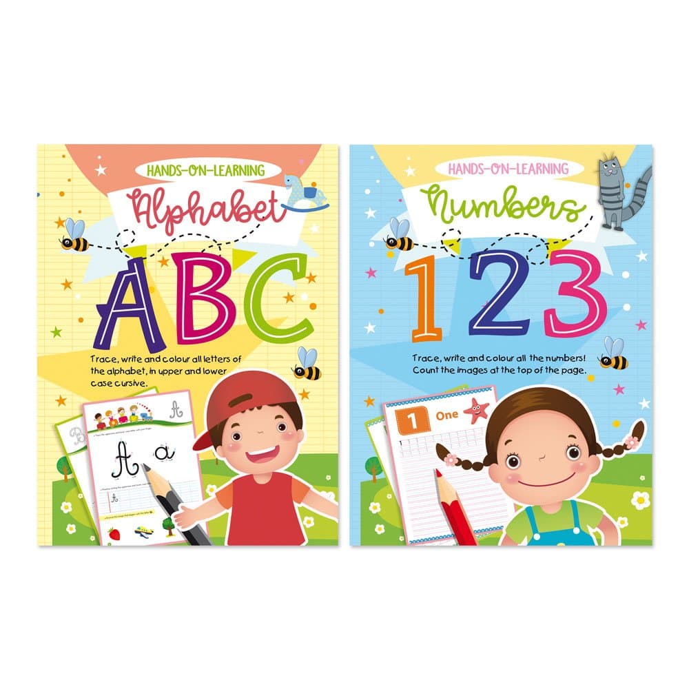 Tallon ABC & 123 Colouring & Learn Books