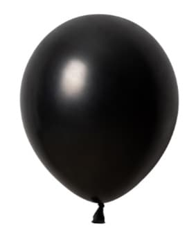 Unique Party Pearl Black Premium 12" Latex Balloons 50ct