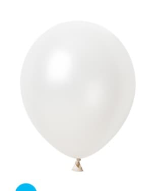 Unique Party Pearl White Premium 12" Latex Balloons 50ct