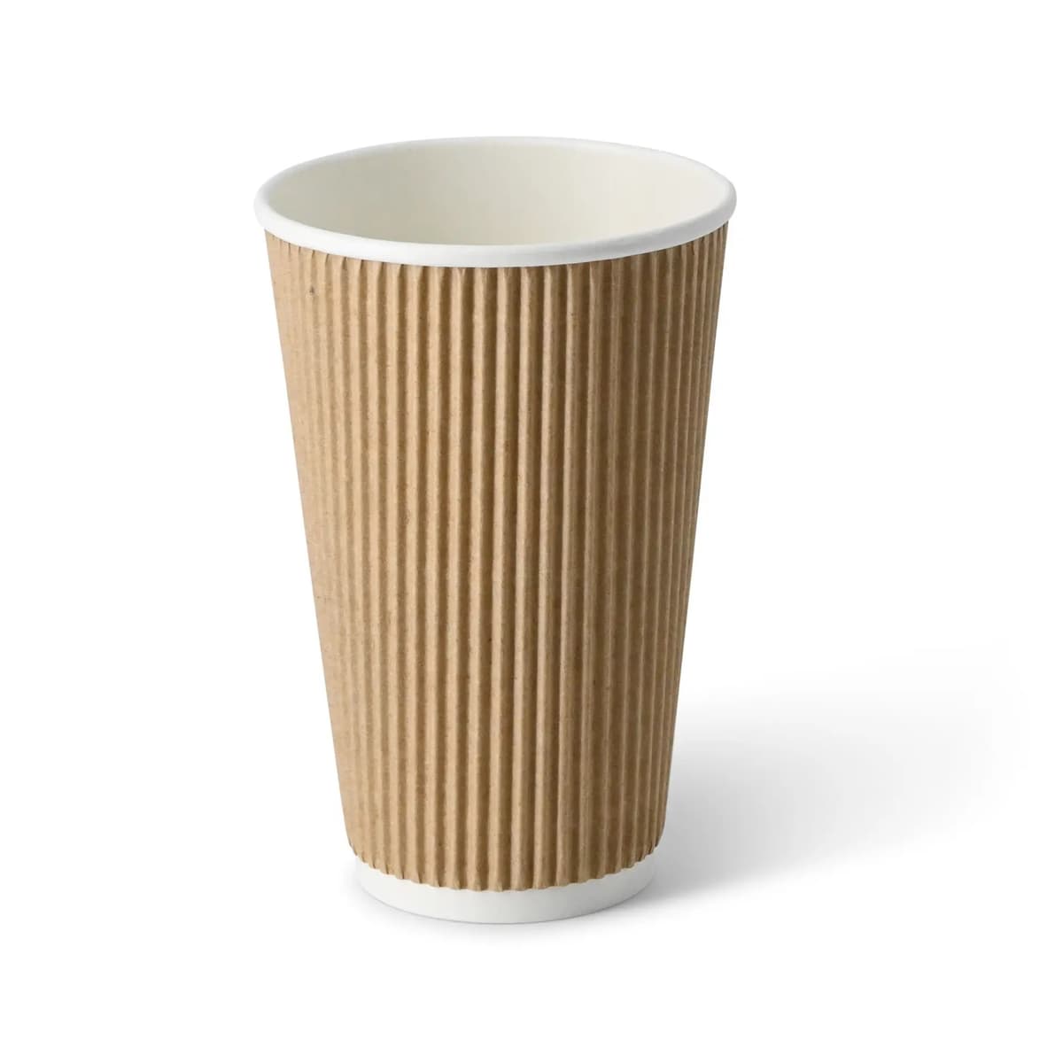 Better Options 16OZ Coffee Ripple Cups Brown 25PCS