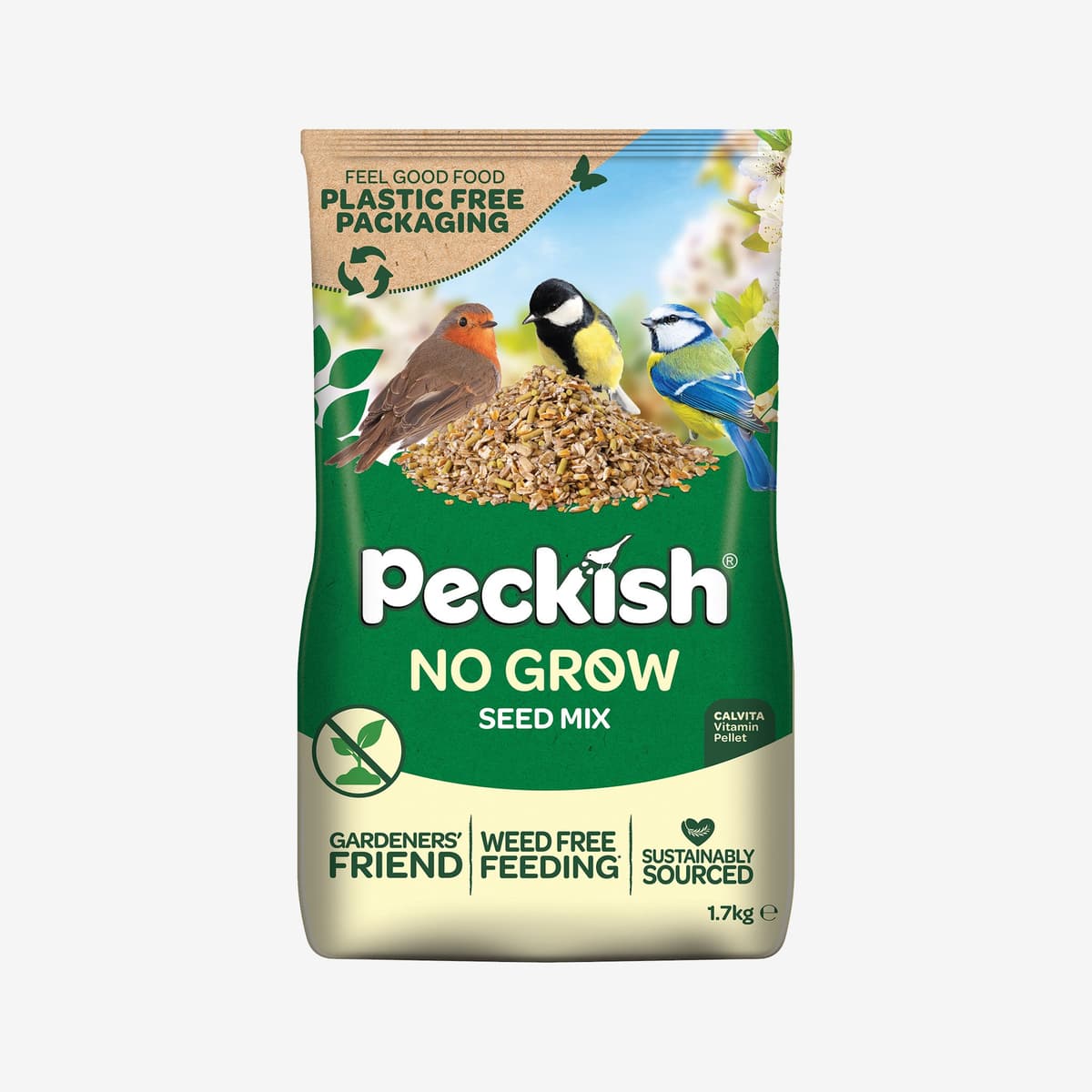 Peckish No Grow Seed Mix 12.75kg (Paper)