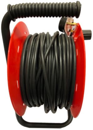 Powerplus Ext Reel 4 Way 40 Metre 13amp Cable Thermal Cutout