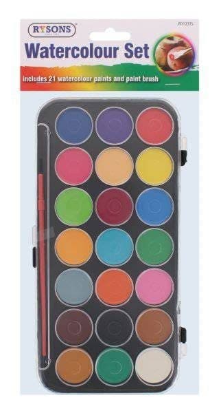 Rysons Watercolour Paint Set Brush