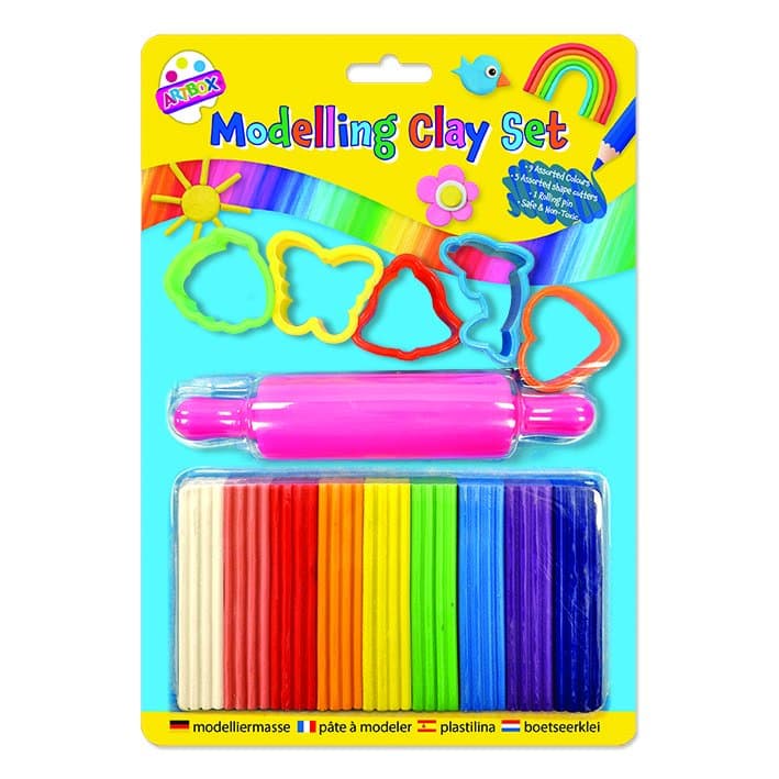 Tallon 15 Piece Modelling Clay Set with Tools