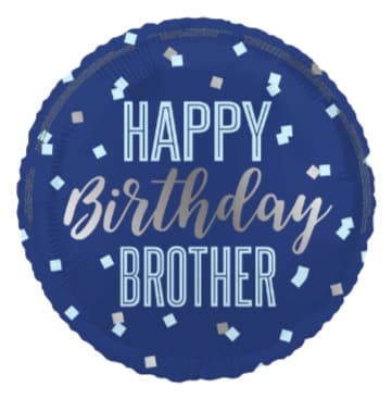 Unique Party18" HBD Brother Foil Balloon