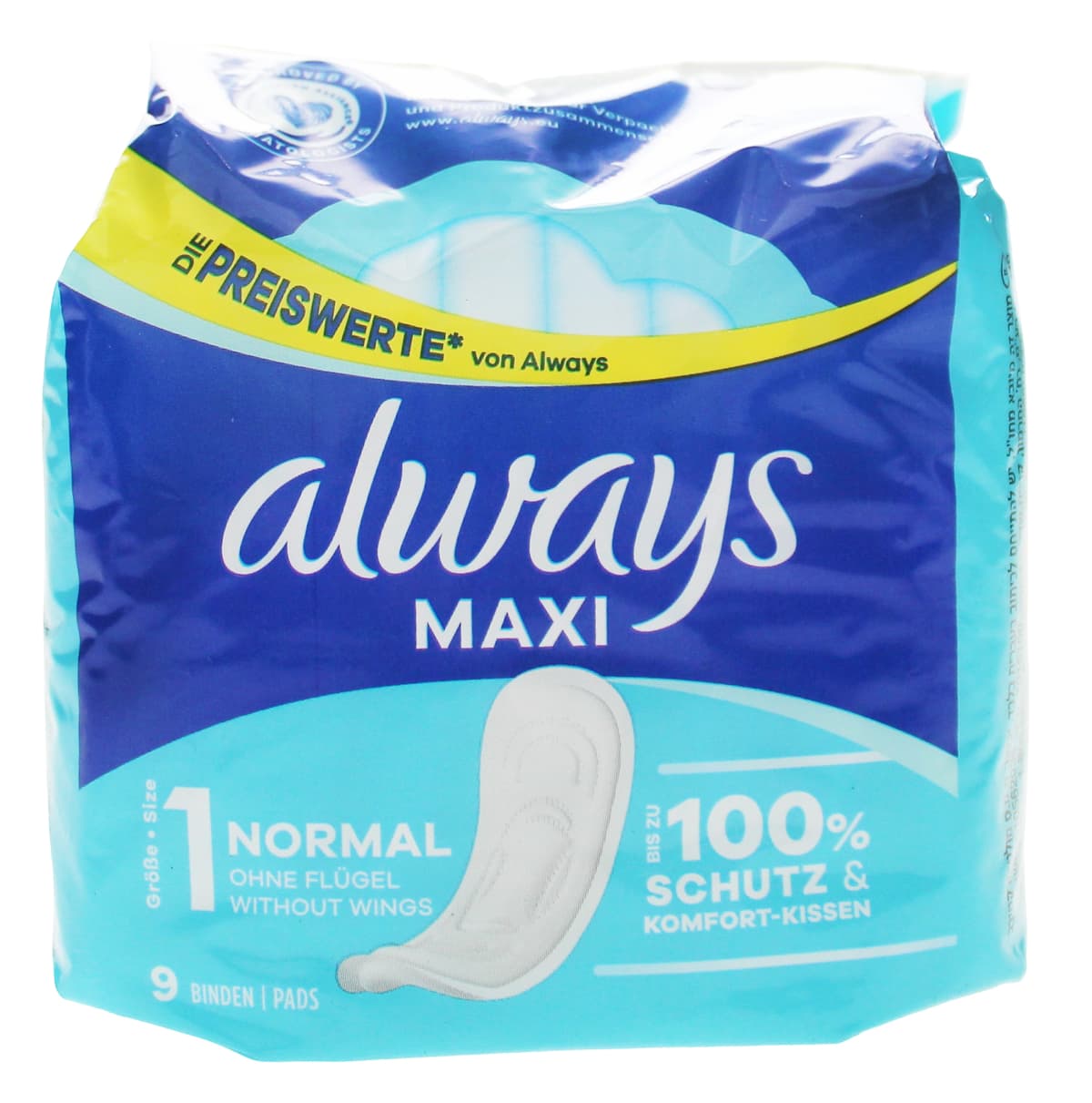 ALWAYS MAXI NORMAL 9'S