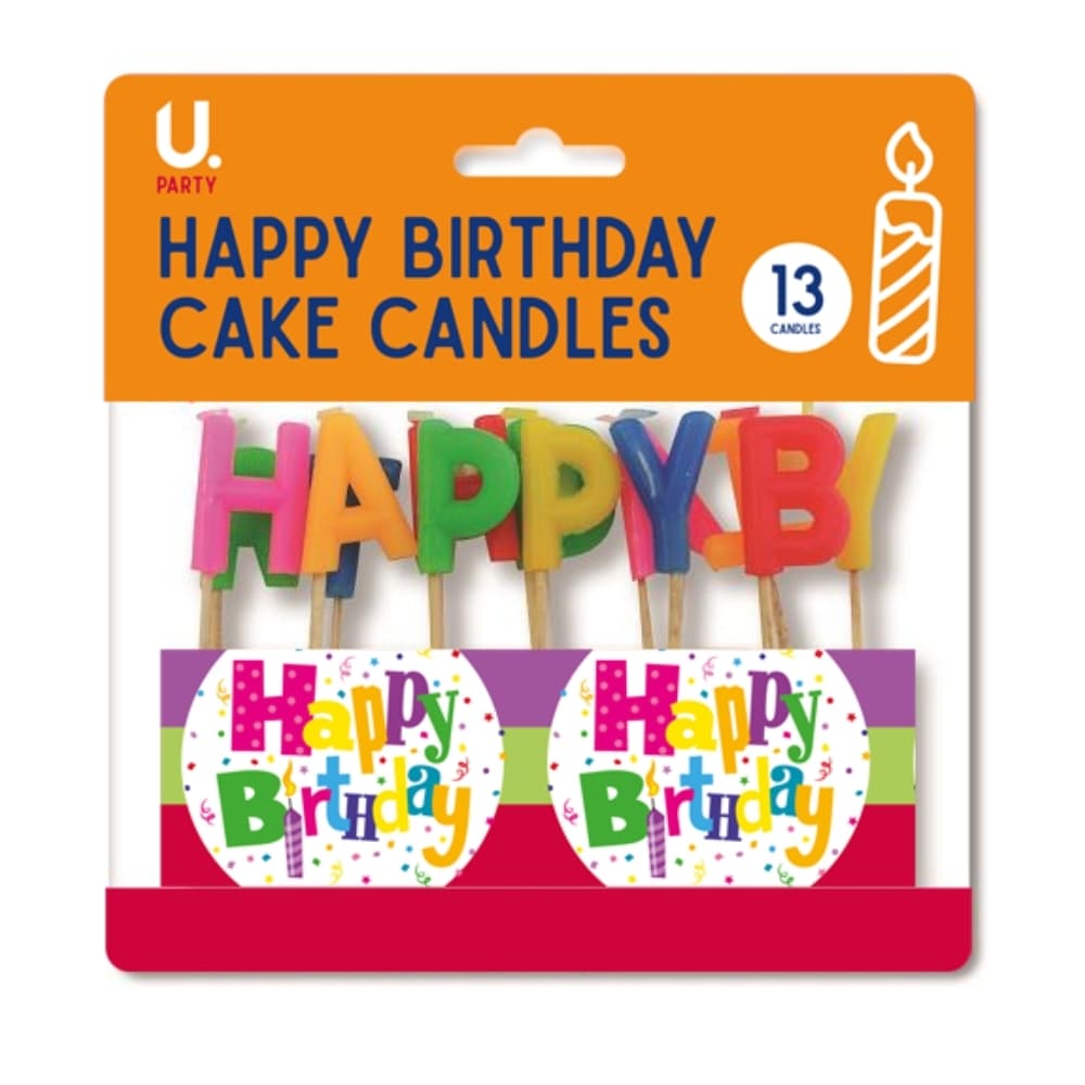 Happy Birthday Cake Candle