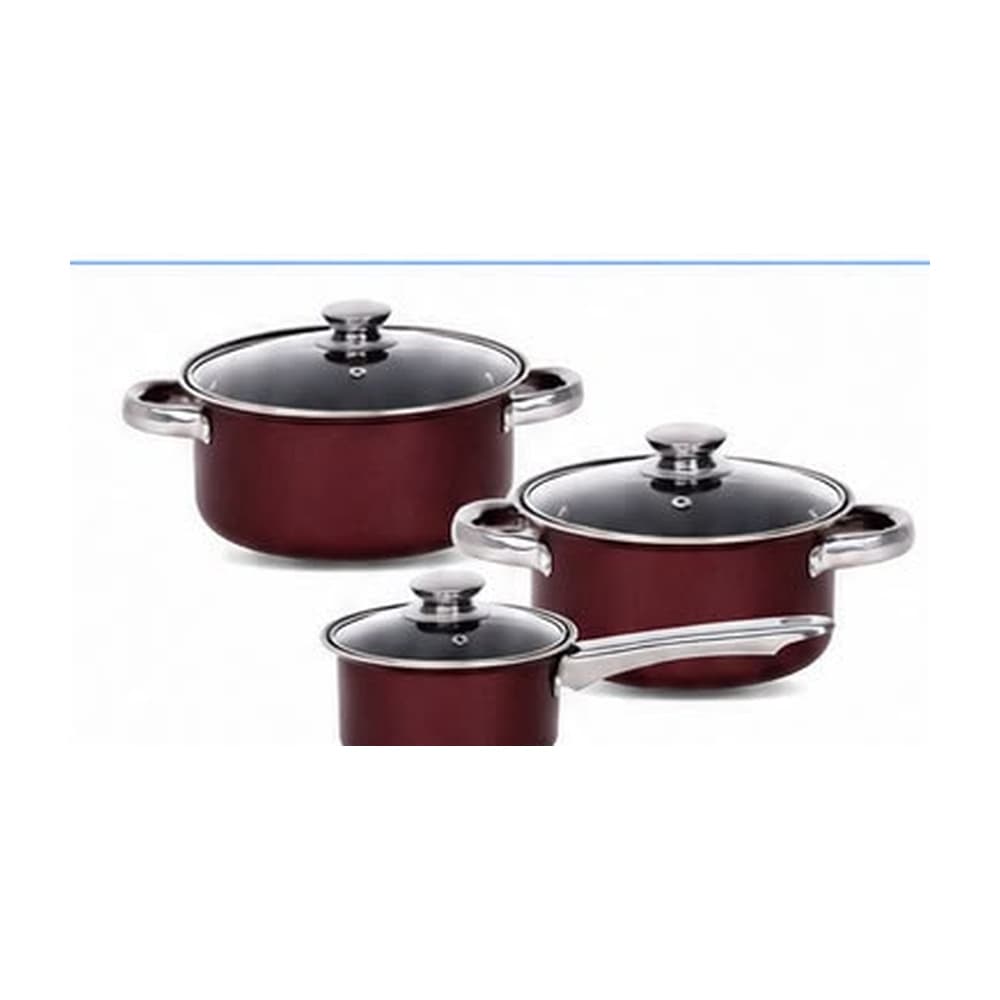 Better Options 6Pc Cookware Set Stainless Steel Handle