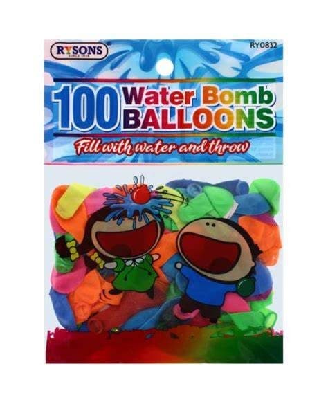 100PK WATER BOMB BALLOONS