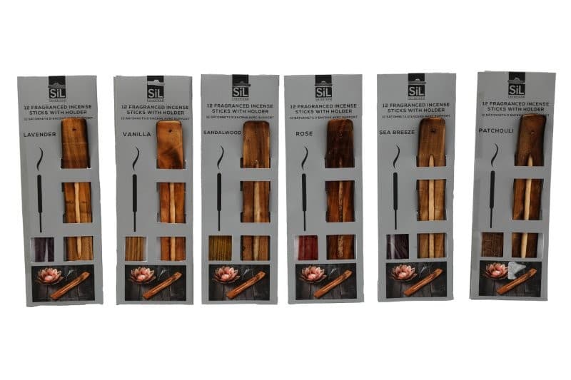30X11 PK12 INCENSE + HOLDER