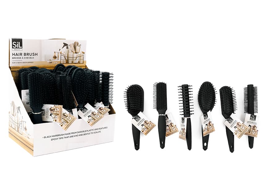 SIL Black Hair Brush 25CM
