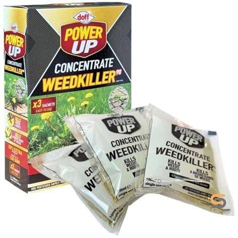 Doff Power Up Weedkiller 3 x 100ml Sachets