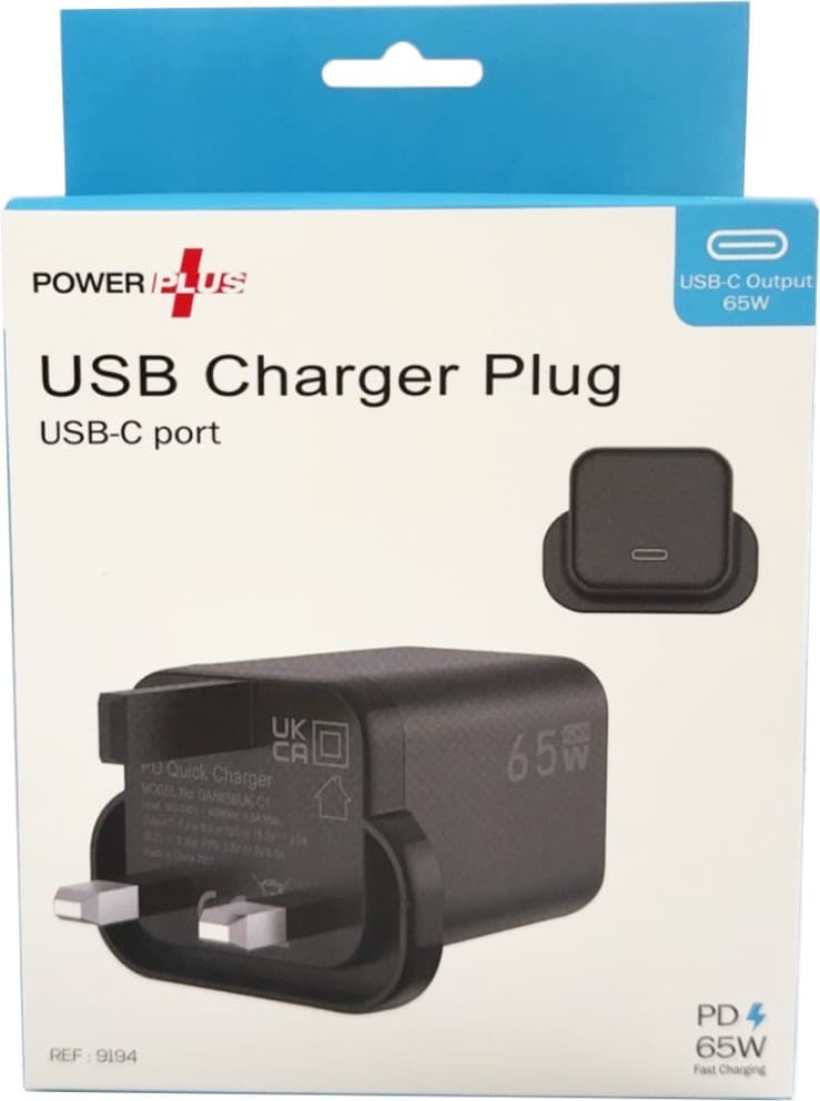 Powerplus 65w Gan Charger C-Port (9194)