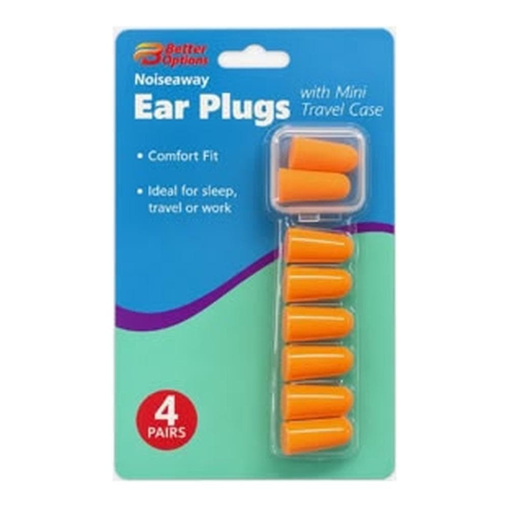 Better Options 4 Pairs Ear Plugs