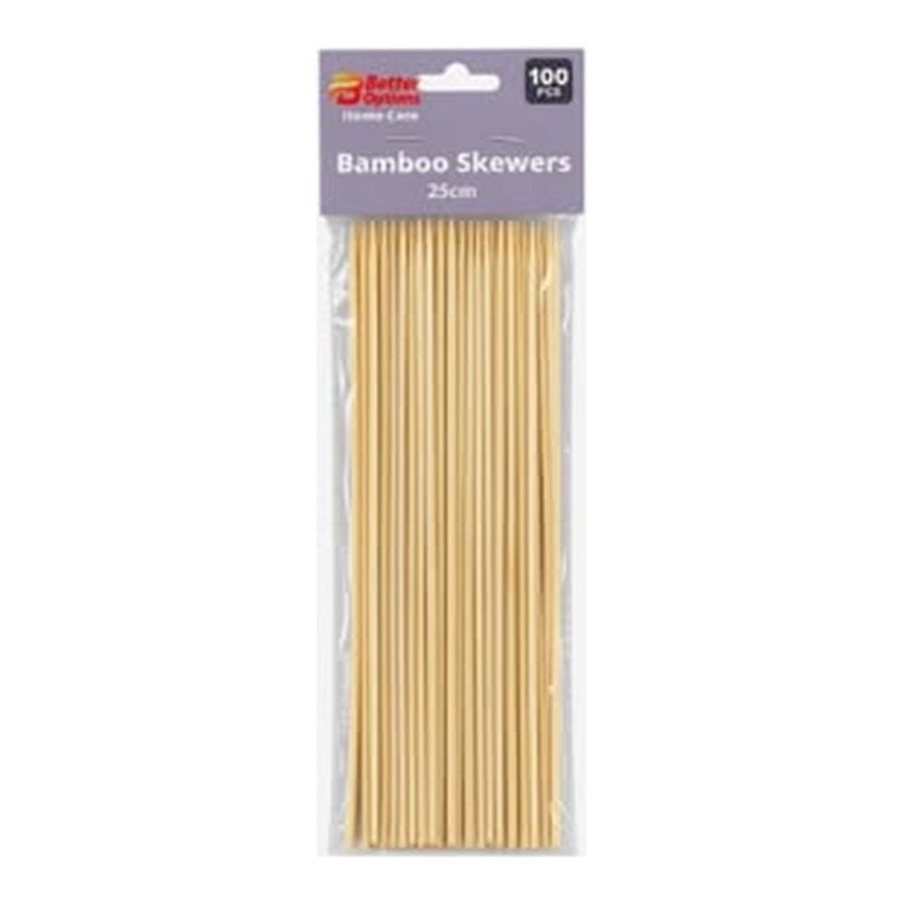 Better Options Bamboo Skewers 100Pcs And 25Cm