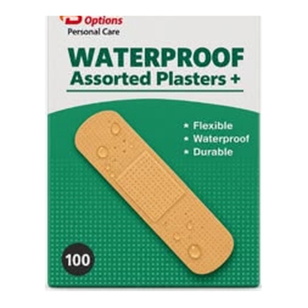 Better Options 100Pcs Waterproof Adhesive Bandages