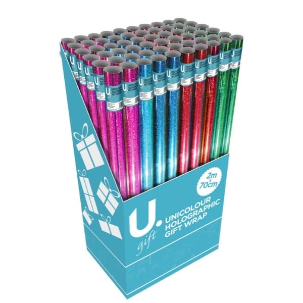 Martello Unicolor Holographic GiftWrap 2m x 70cm