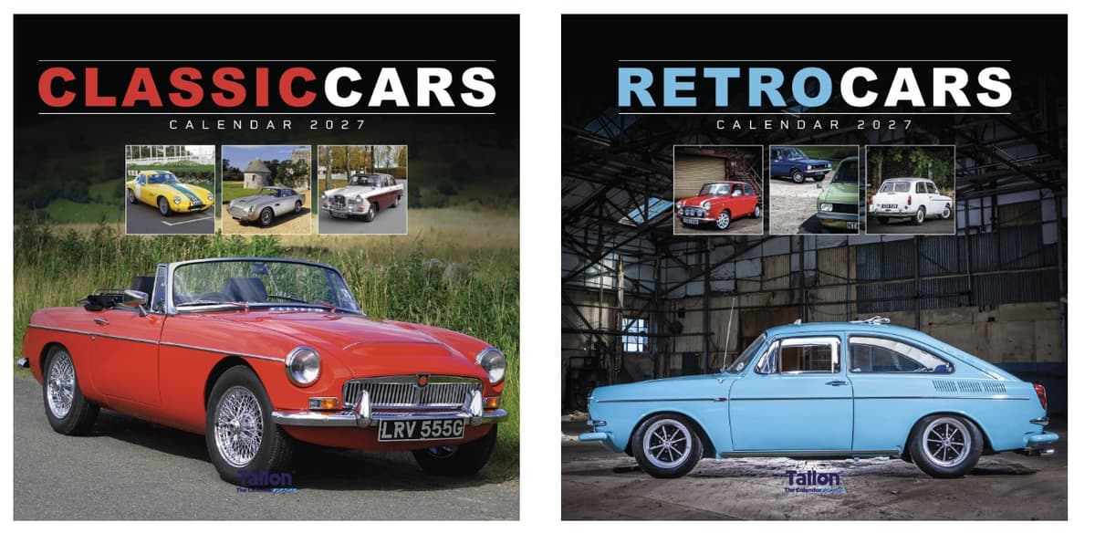 Tallon Calendar Sq Classic Cars & Retro Cars