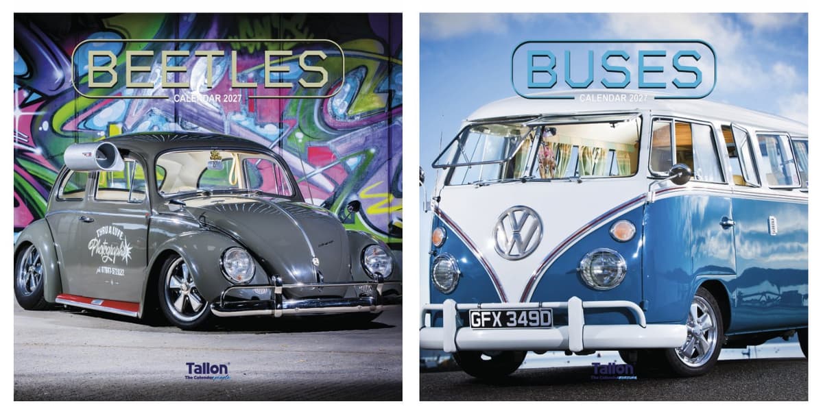 Tallon Calendar Sq Beetles & Buses