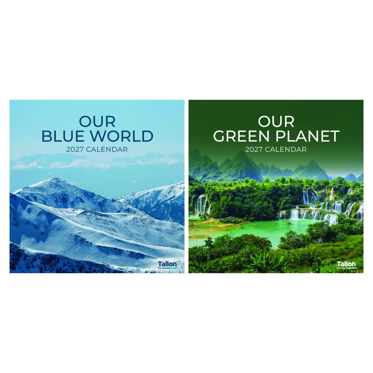 Tallon Calendar Sq Blue World, Green Planet