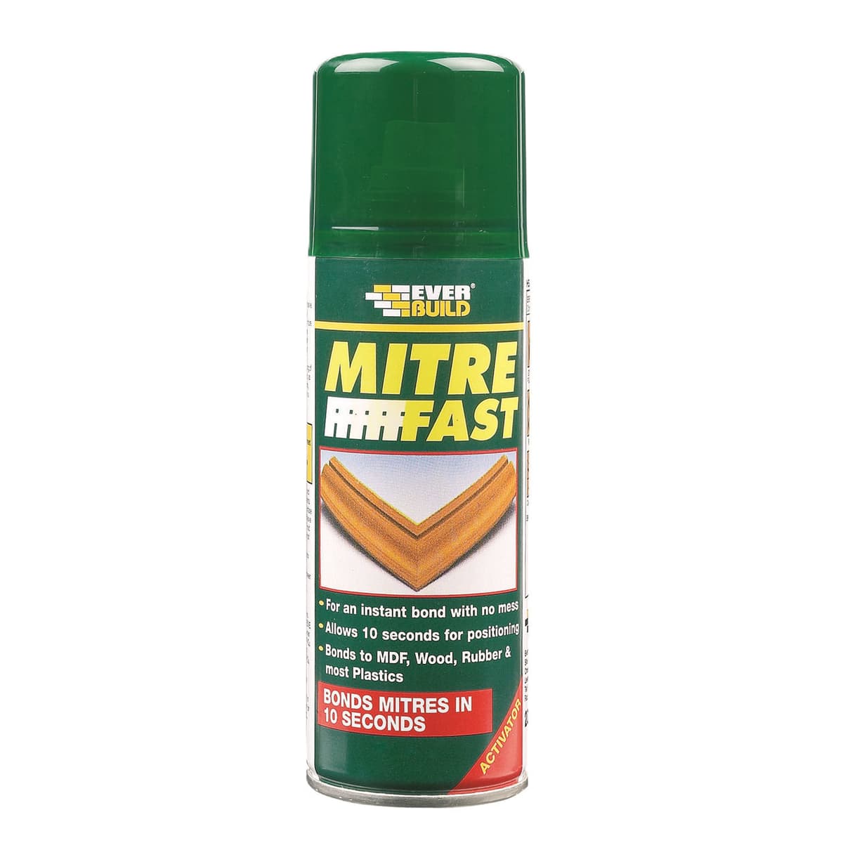 Everbuild Mitre Fast activator aerosol can cont. 200ml