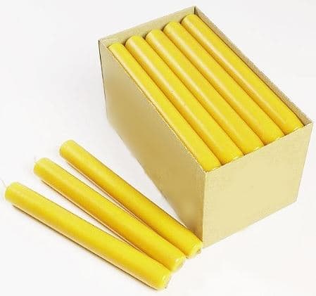 CANDLES BOX 25 YELLOW