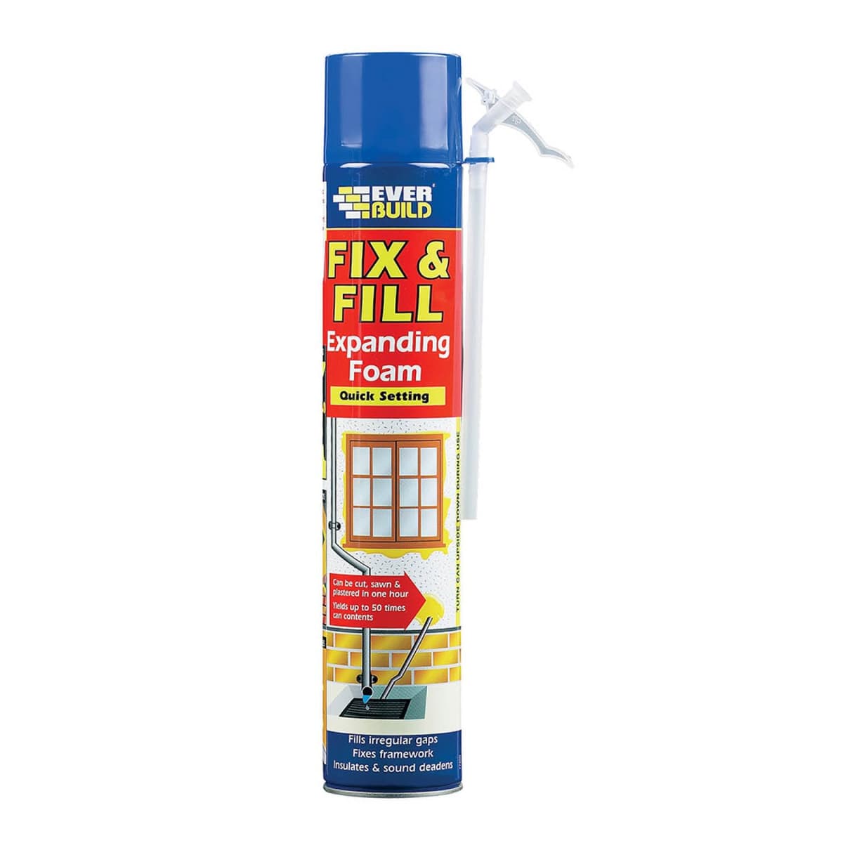 Everbuild Fix & Fill Expanding Foam 750ml
