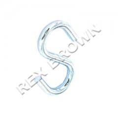 Securit 6mm Galvanised 's' Hook Pk2 (s5700)