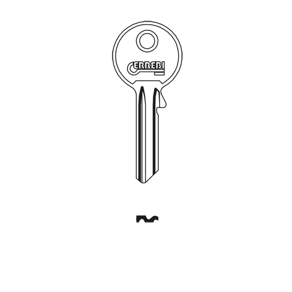 Orion Padlock 5P Key Blk Pk10 (ABS19)