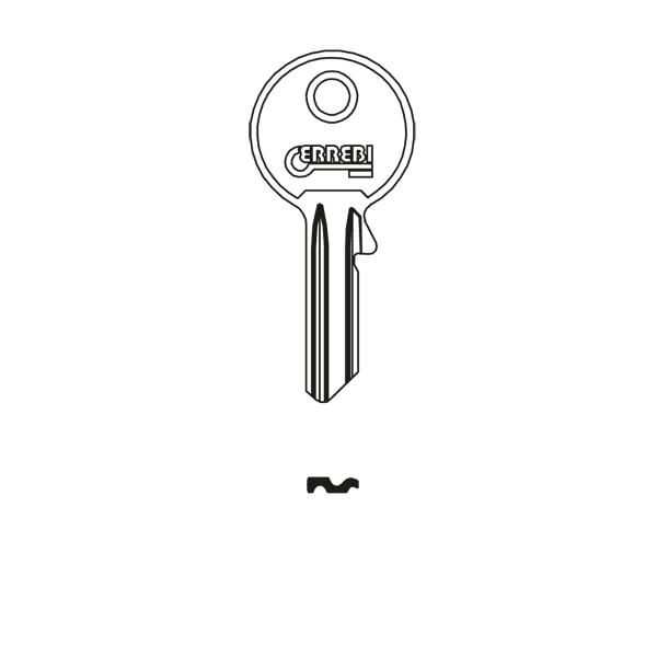 Orion Padlock 4P Key Blk Pk10 (ABS18)