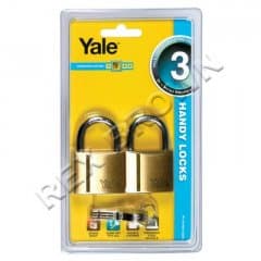 ** : Yale OS Padlock Brass 40mm Pk2 (YE1/40/122/2)