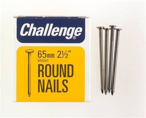 Challenge Round Nails 65mm