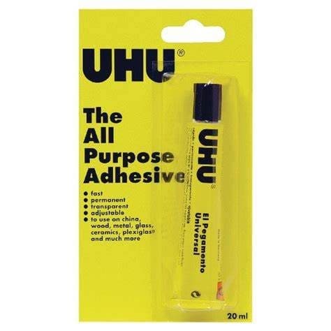 UHU All Purpose Adhesive 20ml pk10
