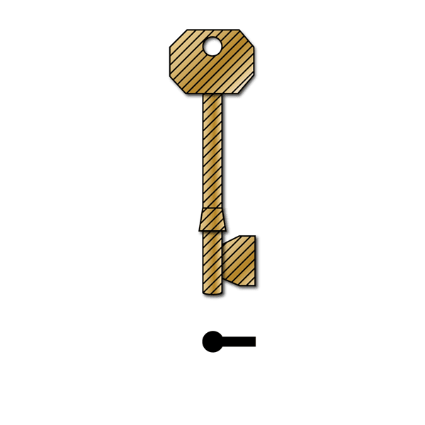 Solid Brass Era Mortice Pk10
