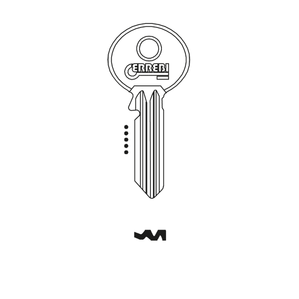 Ruko Cylinder Key Blank Pk10 (RUK6)