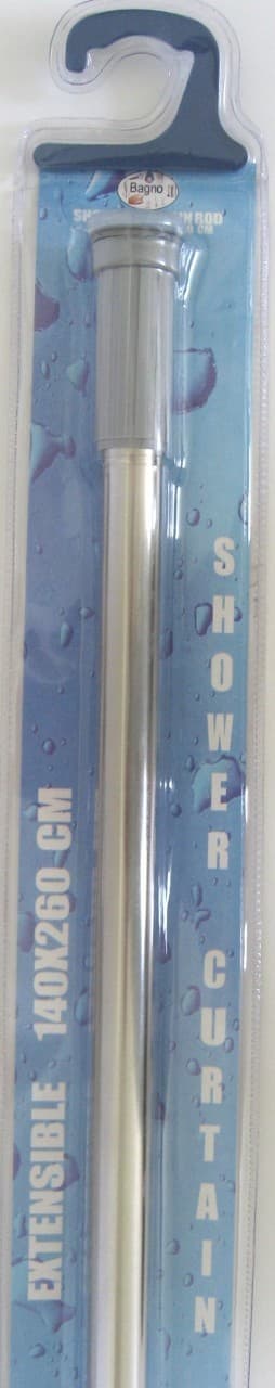 Bagno Stainless Steel Shower Rod (140-260cm)