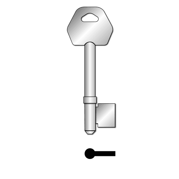 Arrone 3 Lever Mortice Blank Pk10 (TS7427)