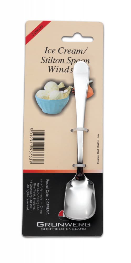 Set of 2 Ice Cream Spoons Carded