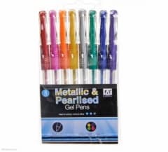 Stat Pens - Pearl / Metallic Gel Pens 8pcs