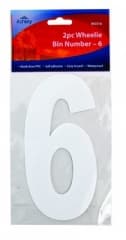 Ashleys 2pc Wheelie Bin Number - 6