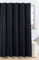 BC Diamante Polyester Shower Curtain - Black (sc500/bk)
