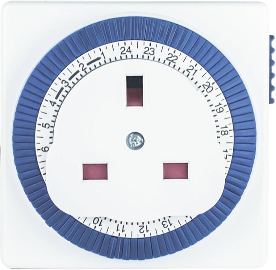 STATUS 24 Hour Timer Switch 2 X Socket Boxed White